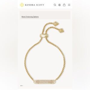 Kendra Scott Gold Adjustable Bracelet